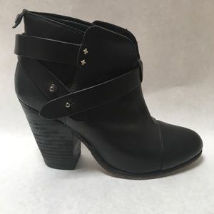 rag & bone Harrow Black Ankle Boots